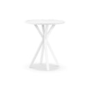 Houston Outdoor 90cm Round Aluminium Bar Table With 4 Hugo Bar Stools