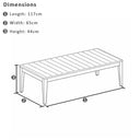 Hugo 2+1+1 Seater Outdoor Aluminium and Rope Lounge Set with Coffee Table