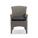 Kai Outdoor dining chair in Half Round Wicker