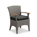 Kai Outdoor dining chair in Half Round Wicker
