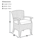 Pearl Outdoor 2.3m Teak Timber Dining Table with 8 Kai Chairs