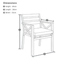 Tahitian 2.1m Aluminium Dining Table With 8x Kansas Chairs