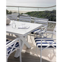 Kansas Outdoor Ceramic 3m Aluminium Dining Table with 10 Chairs Setting