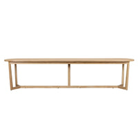 Kingscliff 12 Seater Rectangle Indoor Timber Dining Table and Chairs Setting