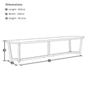Kingscliff 3.5m Rectangle Indoor Timber Dining Table