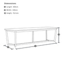Kingscliff 3m Rectangle Indoor Timber Dining Table