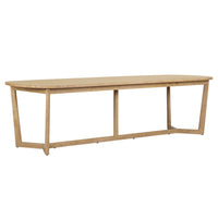 Kingscliff 10 Seater Rectangle Indoor Timber Dining Table and Chairs Setting