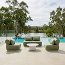Norfolk 2+1+1 Outdoor Aluminium Lounge with Coffee Table Set