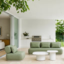 Norfolk 3 Seater Outdoor Aluminium Lounge