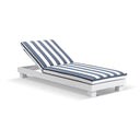 Santorini Aluminium Sun Lounge Set in White