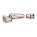 Mackay Outdoor Aluminium 3+1+1 Lounge Set with Coffee table