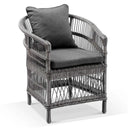 Balmoral 2.5 Outdoor Teak Top Aluminium Table with 8 Malawi Chairs