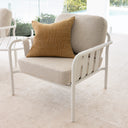 Mornington Outdoor 3+1+1 Lounge Setting with Coffee Table and Side Table