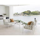 Mornington Outdoor 3+1+1 Lounge Setting with Coffee Table and Side Table