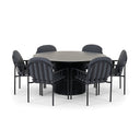 Mornington Outdoor 1.5m Round Dining Setting with 6 Chairs