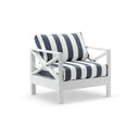 Kansas Outdoor Aluminium Lounge Patio Balcony Set with Side Table