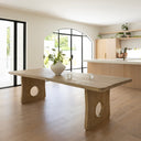 Norah Indoor 2.7m Timber Dining Setting with Benches