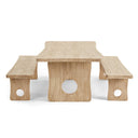 Norah Indoor 2.7m Timber Dining Setting with Benches