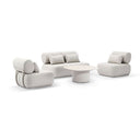 Norfolk 2+1+1 Outdoor Aluminium Lounge with Coffee Table Set