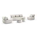 Norfolk 3+1+1 Outdoor Aluminium Lounge with Coffee Table Set