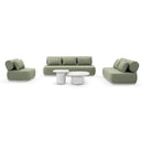 Norfolk 3+2+1 Outdoor Aluminium Lounge with Coffee Table Set