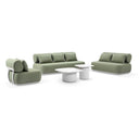 Norfolk 3+2+1 Outdoor Aluminium Lounge with Coffee Table Set