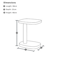 Norfolk Outdoor Aluminium Double and Single Sun Lounge Set with Side Tables Package