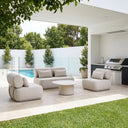 Norfolk 2+1+1 Outdoor Aluminium Lounge with Coffee Table Set