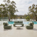 Norfolk 2+1+1 Outdoor Aluminium Lounge with Coffee Table Set