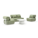 Norfolk 2+1+1 Outdoor Aluminium Lounge with Coffee Table Set