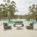Norfolk 2+1+1 Outdoor Aluminium Lounge with Coffee Table Set