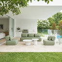 Norfolk 3+1+1 Outdoor Aluminium Lounge with Coffee Table Set