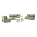 Norfolk 3+2+1 Outdoor Aluminium Lounge with Coffee Table Set
