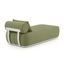 Norfolk Outdoor Aluminium Single Sun Lounge Set with Side Table