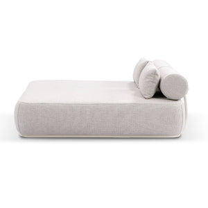 Norfolk Outdoor Aluminium Double Sun Lounge Daybed with Side Table