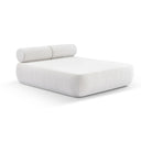 Norfolk Outdoor Aluminium Double Sun Lounge Daybed with Side Table