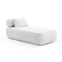 Norfolk Outdoor Aluminium Single Sun Lounge Set with Side Table