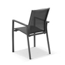 Houston Outdoor 1.5m Round Aluminium Table with 6 Patonga Dining Chairs