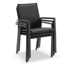 Tahitian 3m Aluminium Dining Table with 10 Patonga Dining Chairs