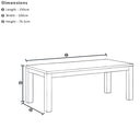 Pearl Outdoor 2.3m Teak Timber Dining Table with 8 Kai Chairs