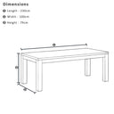 Pearl Outdoor 2.3m Teak Timber Dining Table with 8 Kai Chairs