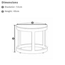 Kansas Outdoor Aluminium Lounge Patio Balcony Set with Side Table