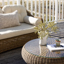 Plantation Outdoor Wicker Lounge Suite with Coffee Table