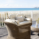 Plantation Outdoor Wicker Lounge Suite with Coffee Table