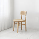 Tamborine Indoor 1.4m Round Dining Setting with 6 x Ettalong Chairs