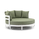 Rose Bay Outdoor Round Aluminium Daybed Sun Lounge