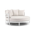Rose Bay Outdoor Round Aluminium Daybed Sun Lounge