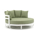 Rose Bay Outdoor Round Aluminium Daybed Sun Lounge
