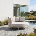 Rose Bay Outdoor Round Aluminium Daybed Sun Lounge