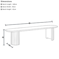 Scarborough Indoor 2.2m Timber Dining Setting with Benches